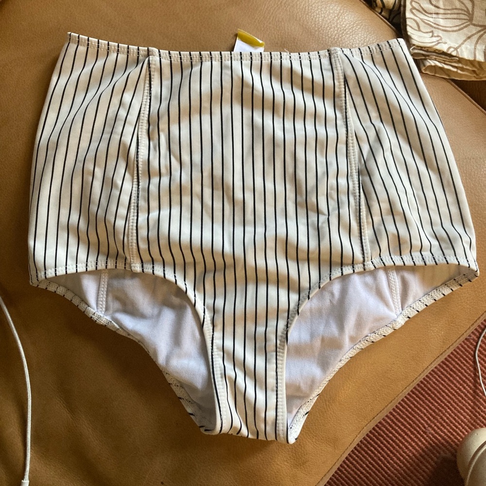 Kortni Jeane striped swim bottoms